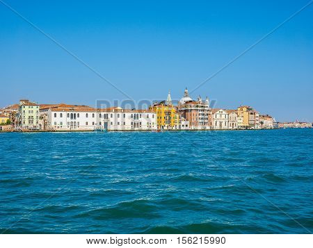 Giudecca Canal In Venice Hdr