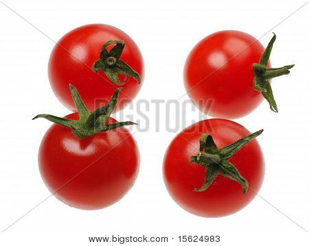 Červená Tomatto, izolované
