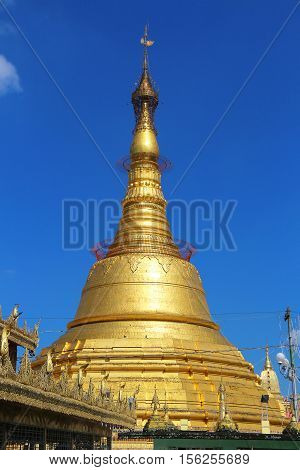 Botataung Pagoda - Yangon, Myanmar - Golden Temple