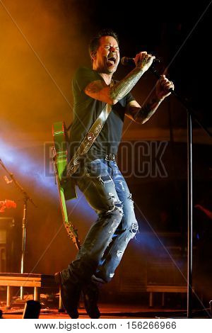 LAKE WALES, FL-NOV 5: Gary Allan performs at the CountryFlo Music and Camping Festival on November 5, 2016 in Lake Wales, Florida.