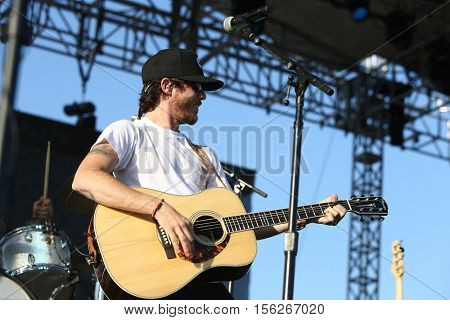 LAKE WALES, FL-NOV 4: Chris Janson performs at the CountryFlo Music and Camping Festival on November 4, 2016 in Lake Wales, Florida.