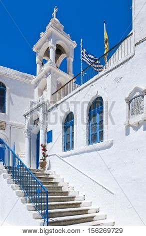 Greece Dodecanese Nissyros the Nikia village on the volcano border