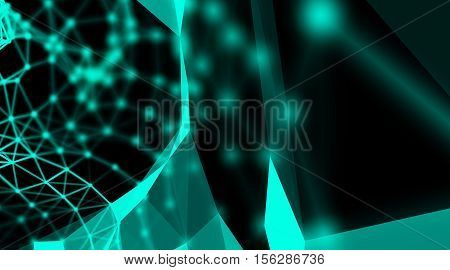 Futuristic virtual technology background, Fiber virtual optic cables, fibre connection, telecomunications concept, digitally generated image.