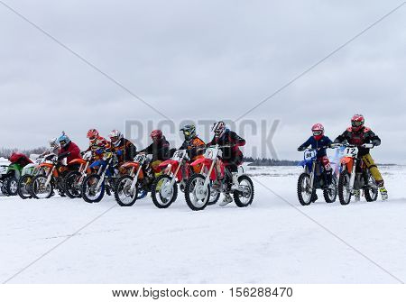 Moscow, Russia: Annual Competition Riders Mx-speedway 2015