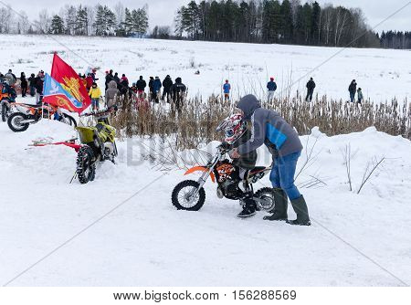 Moscow, Russia: Annual Competition Riders Mx-speedway 2015
