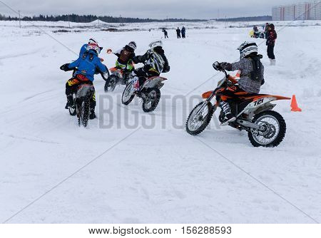 Moscow, Russia: Annual Competition Riders Mx-speedway 2015