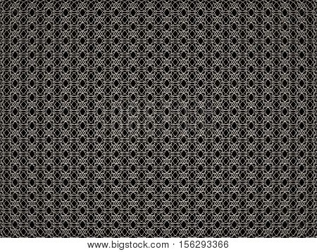 Abstract background with gray tracery pattern. Digital illustration. 3d render.