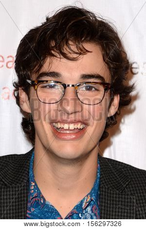 LOS ANGELES - NOV 10:  Joey Bragg at the 2016 TMA Heller Awards at Beverly Hilton Hotel on November 10, 2016 in Beverly Hills, CA
