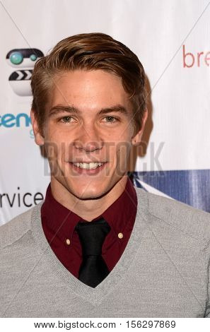 LOS ANGELES - NOV 10:  Lucas Adams at the 2016 TMA Heller Awards at Beverly Hilton Hotel on November 10, 2016 in Beverly Hills, CA