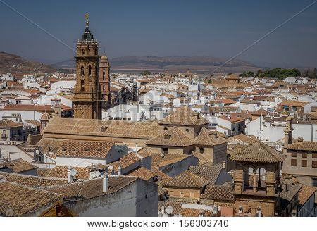 The historic town of Antequera Andalucia Spain