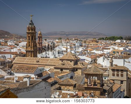 The historic town of Antequera Andalucia Spain
