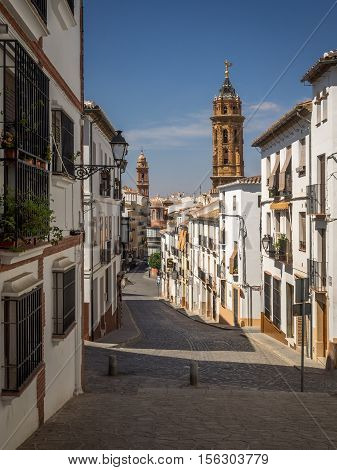 The historic town of Antequera Andalucia Spain