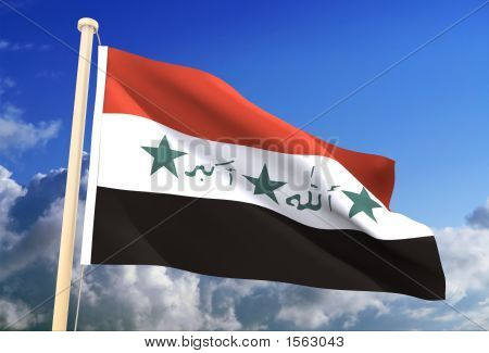Irak lippu (rajaava reitti)