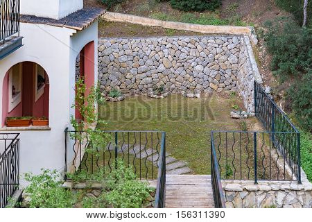 Modern vacation homes and apartments in historic Architecture Style image for travel business concept tourism blog books