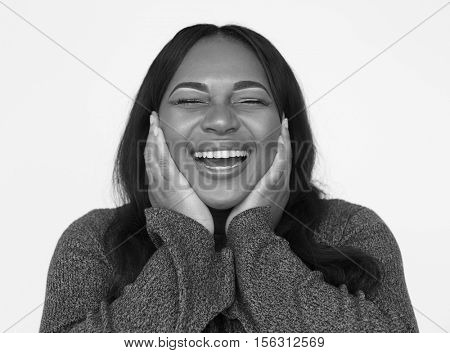 African American Adult Woman Casual Concept