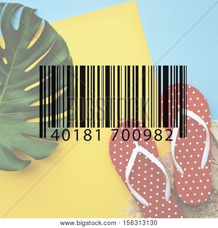 Barcode Badage Banner Scan Graphic Concept