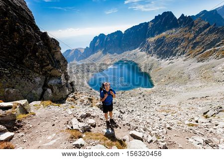 Tourist In Vysne Wahlenbergovo Pleso Tatra