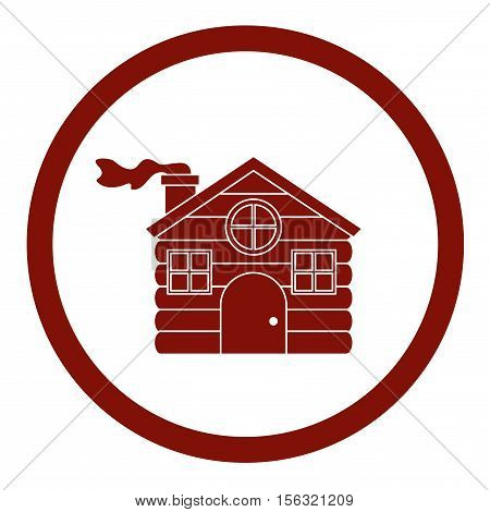 Haus icon. Christmas season decoration and celebration theme. Isolated design. Vector illustration