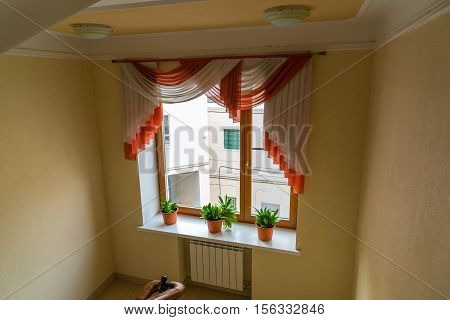 Detail of a corridor with a window