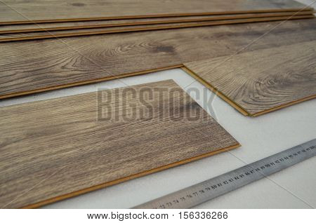 laying laminate flooring and dark wood colors - floor laying