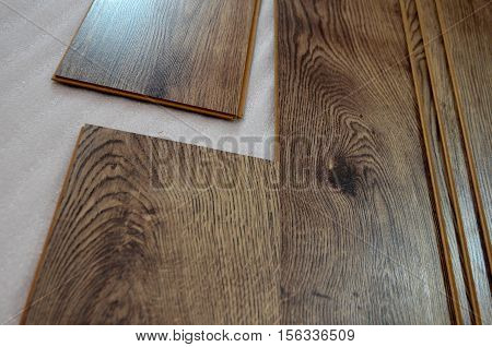 Installing laminate - Connection of large parts, repair the house