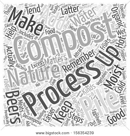 Steps to Composting word cloud concept text background