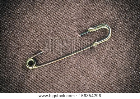 Safety Pin On Clothes As A Symbol Of Solidarity