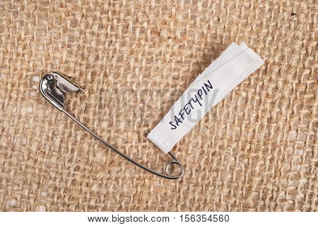 Safety Pin On Clothes As A Symbol Of Solidarity