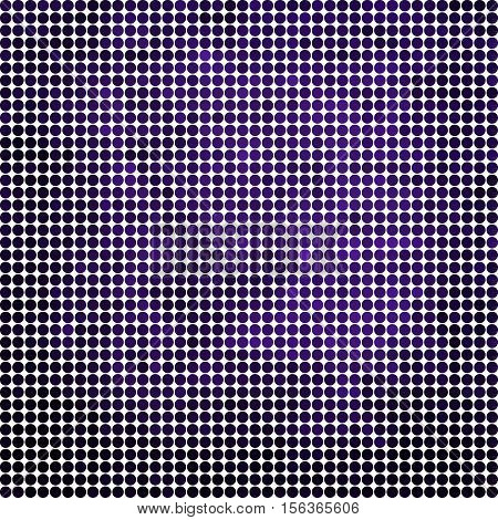 abstract vector colored round dots background - purple and violet