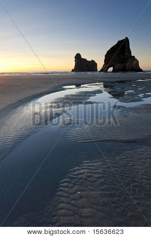 Wharariki Beach