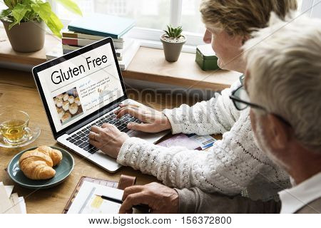 Glutein Free Celiac Disease Concept