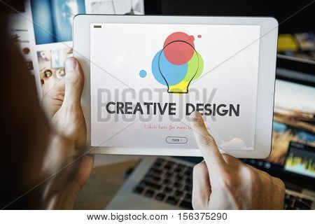 Creative Design Process Thinking Innovation Concept