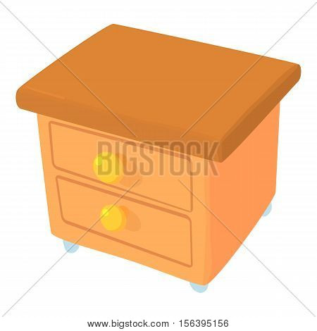 Commode icon. Cartoon illustration of commode vector icon for web