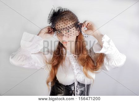 Mystery Woman With Veil