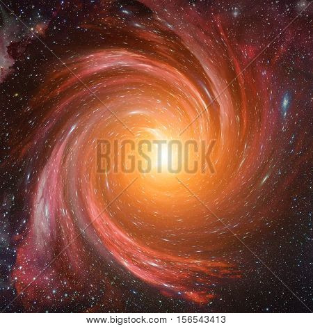 Black hole in space. Elements of this image furnished by NASA.