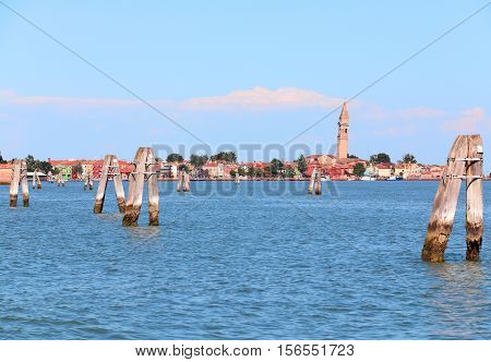 Adriatic Sea And The Small Island Of Burano With Colorful Houses