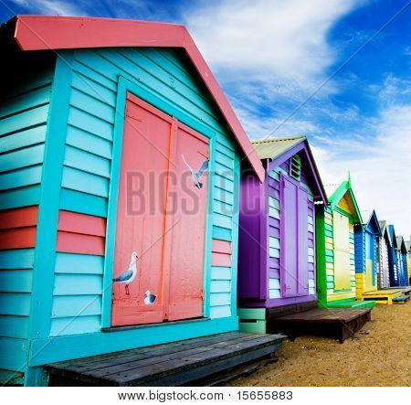 Beachside på Brighton - Melbourne, Australien