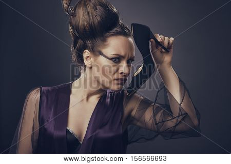 Stinky High Heel Shoe