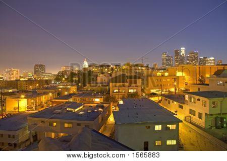 Los Angeles Chinatown und der Innenstadt 