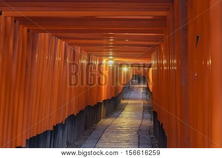 The Famous Fushimi Inari-taisha In Kyoto