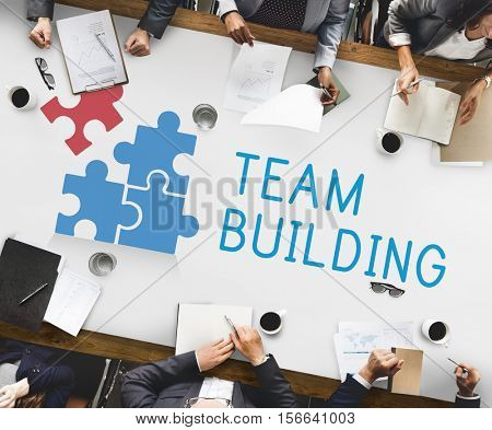 Team Building Group Work Concept