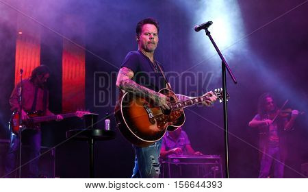 LAKE WALES, FL-NOV 5: Gary Allan performs at the CountryFlo Music and Camping Festival on November 5, 2016 in Lake Wales, Florida.