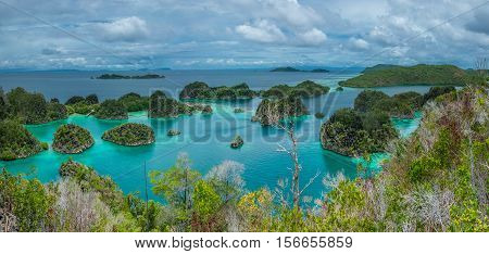 Painemo Island, Blue Lagoon, Raja Ampat, West Papua Indonesia