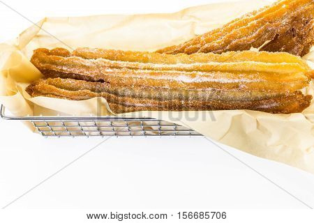 Churros With Granulated Sugar