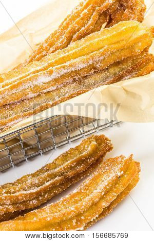 Churros With Granulated Sugar