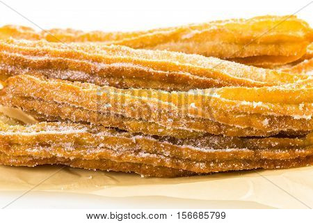 Churros With Granulated Sugar