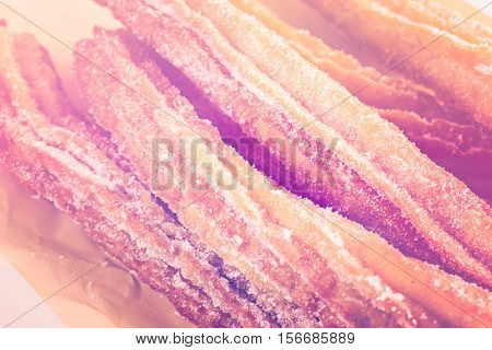 Churros With Granulated Sugar