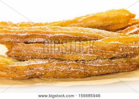 Churros With Granulated Sugar