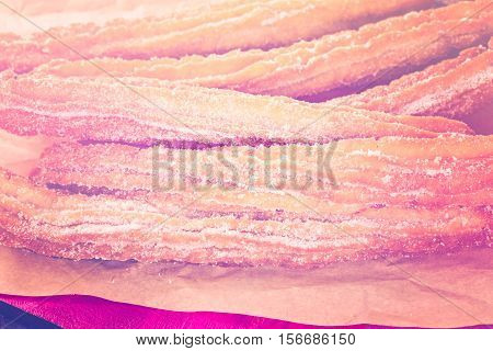 Churros With Granulated Sugar
