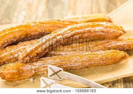 Churros With Granulated Sugar